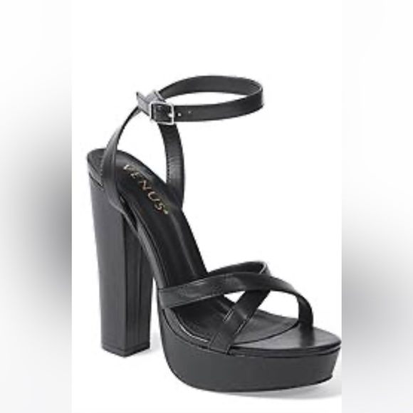 Block Heel Platform Sandel - Picture 1 of 1